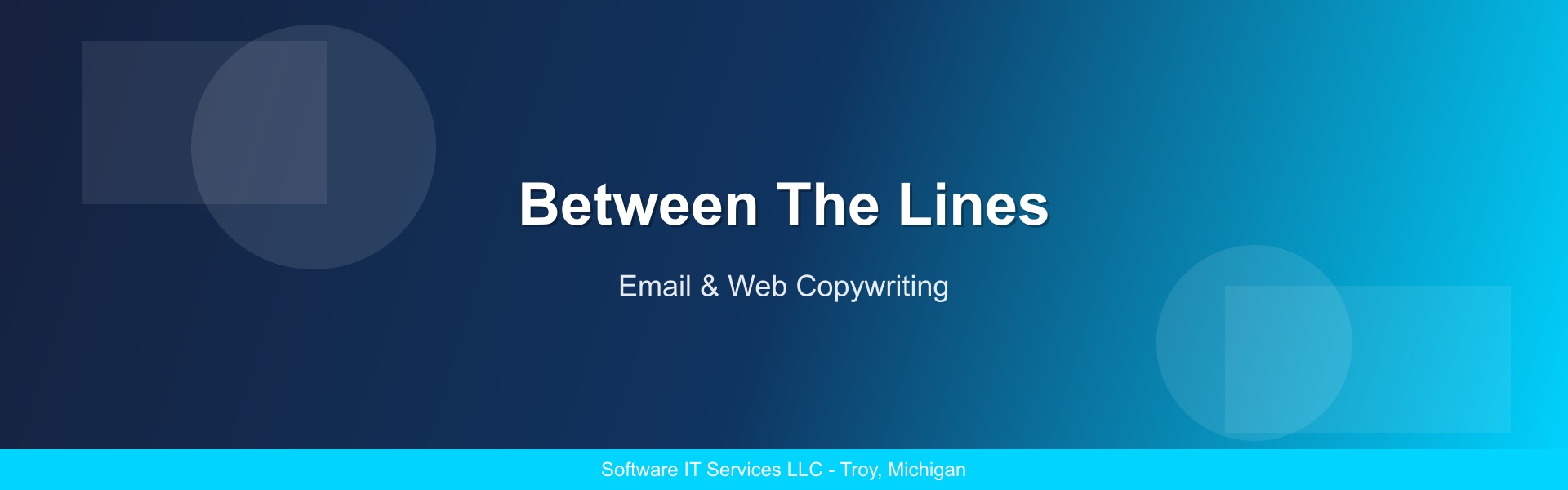 Between the Lines: A Michigan Business Guide to Email, Web Copy & SEO