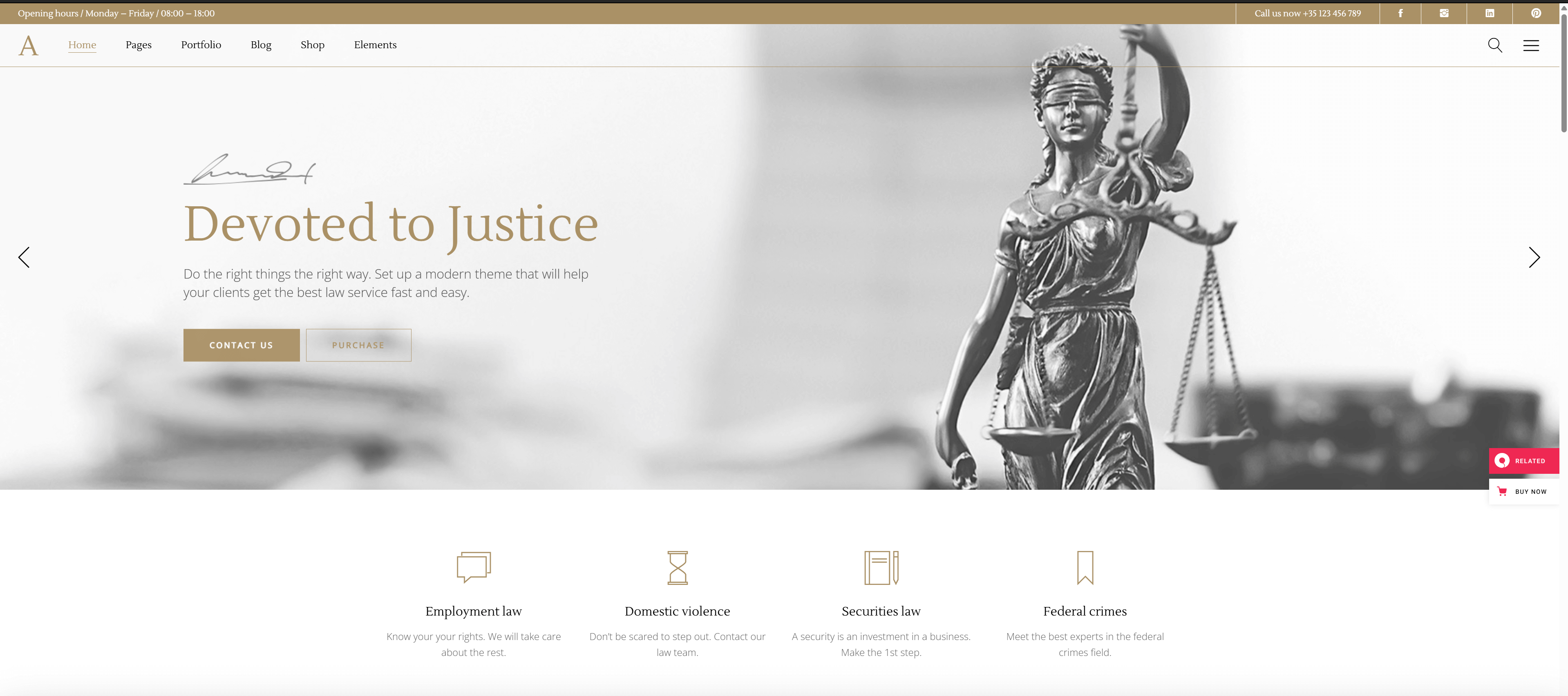 Troy Michigan law firm website design - professional legal services website with client portal